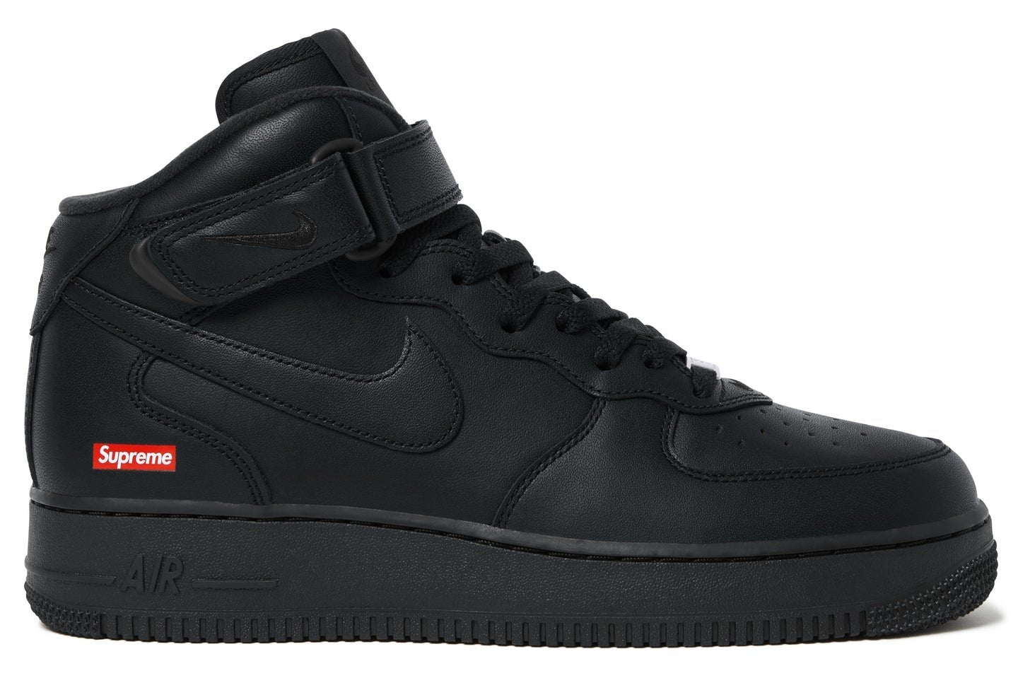 Nike Air Force 1 Mid Supreme Black Dream74