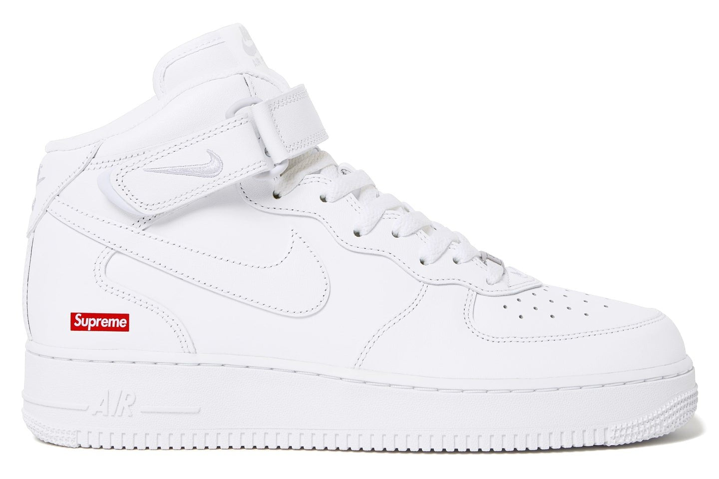 Nike Air Force 1 Mid Supreme White Dream74