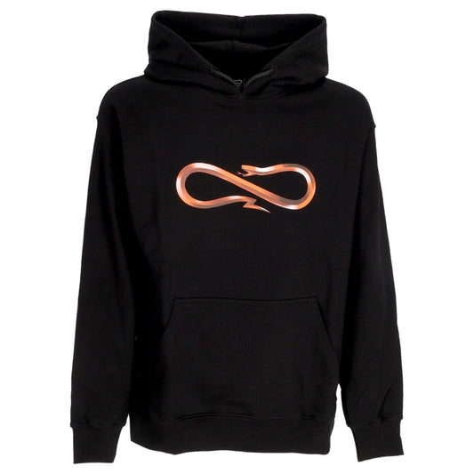 Felpa Leggera Cappuccio Uomo Logo Steel Hoodie Black