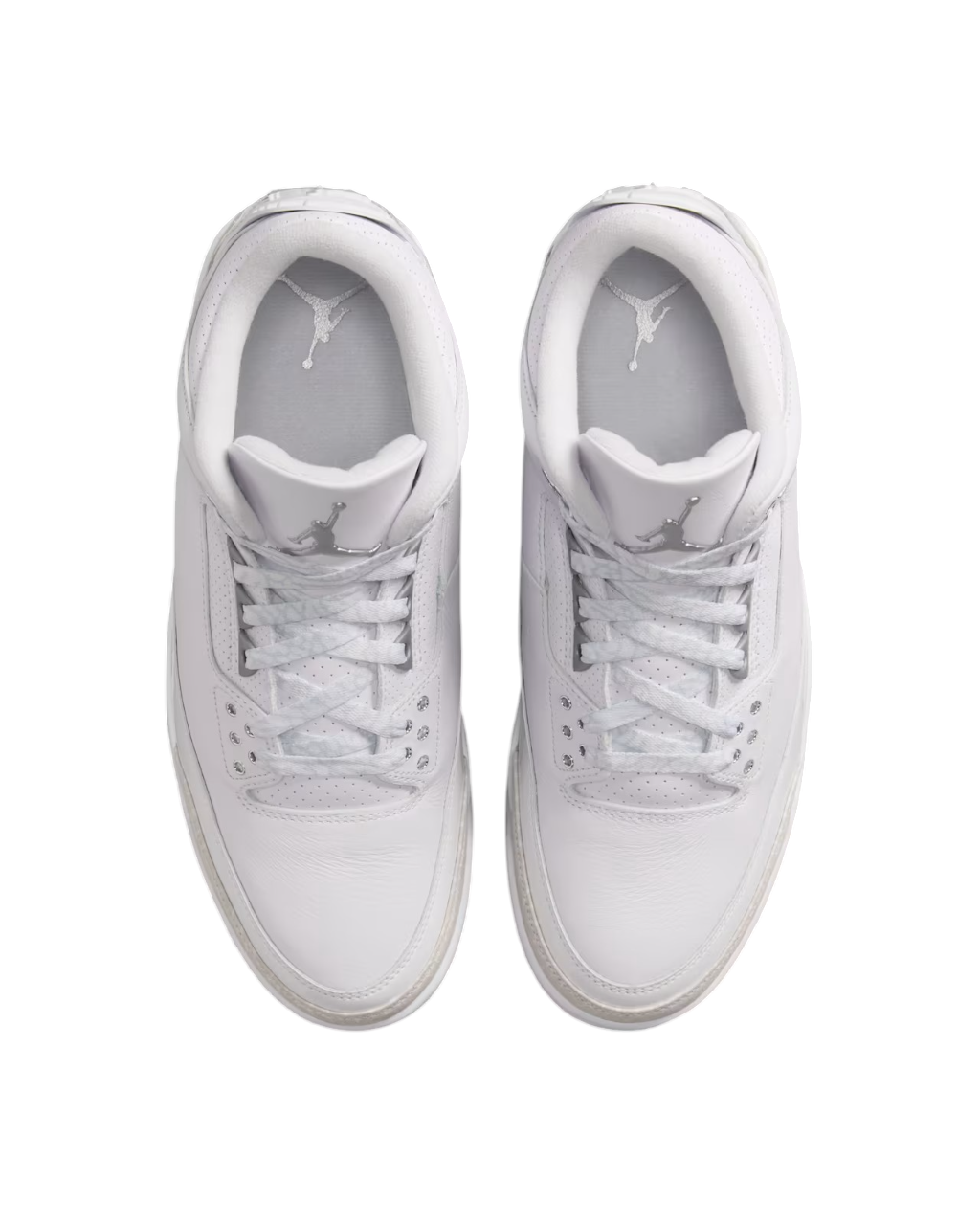 Air Jordan 3 White and Silver "PURE MONEY"