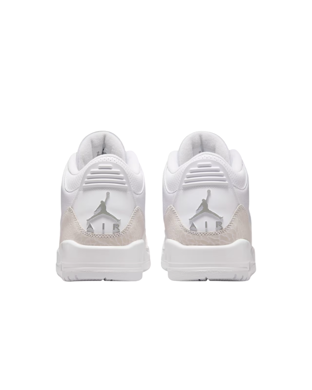 Air Jordan 3 White and Silver "PURE MONEY"