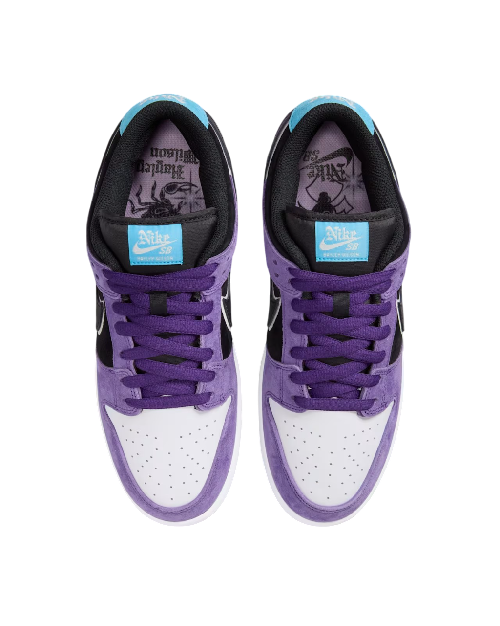 Nike SB Dunk Low Pro x Hayley Wilson Black and Court Purple