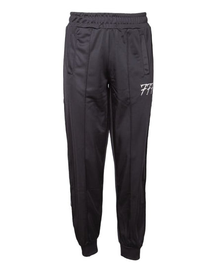 Pantalone tuta Triplosette Triacetato 777 Black Banda reflect Grey