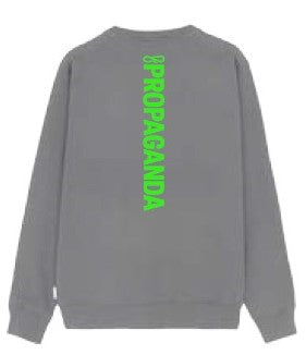 FELPA CREWNECK GREY LOGO VERTICAL