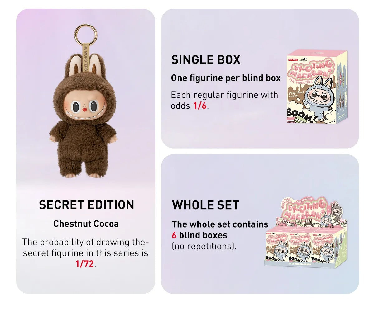 LaBubu The MONSTERS Exciting Macarons