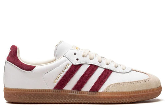 Adidas Samba OG X Sporty & Rich Burgundy