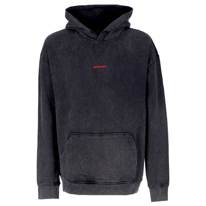 FELPA HOODIE STONE RIBS RED