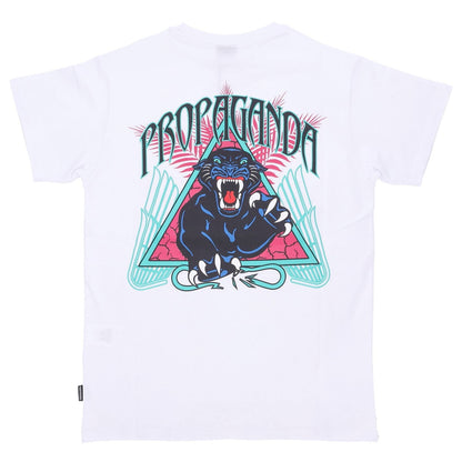 T-SHIRT Triangle Panther White