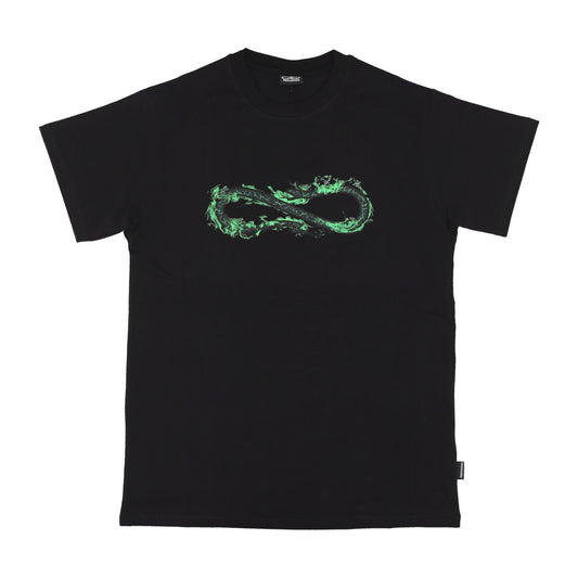 T-SHIRT Logo Fire Green Black