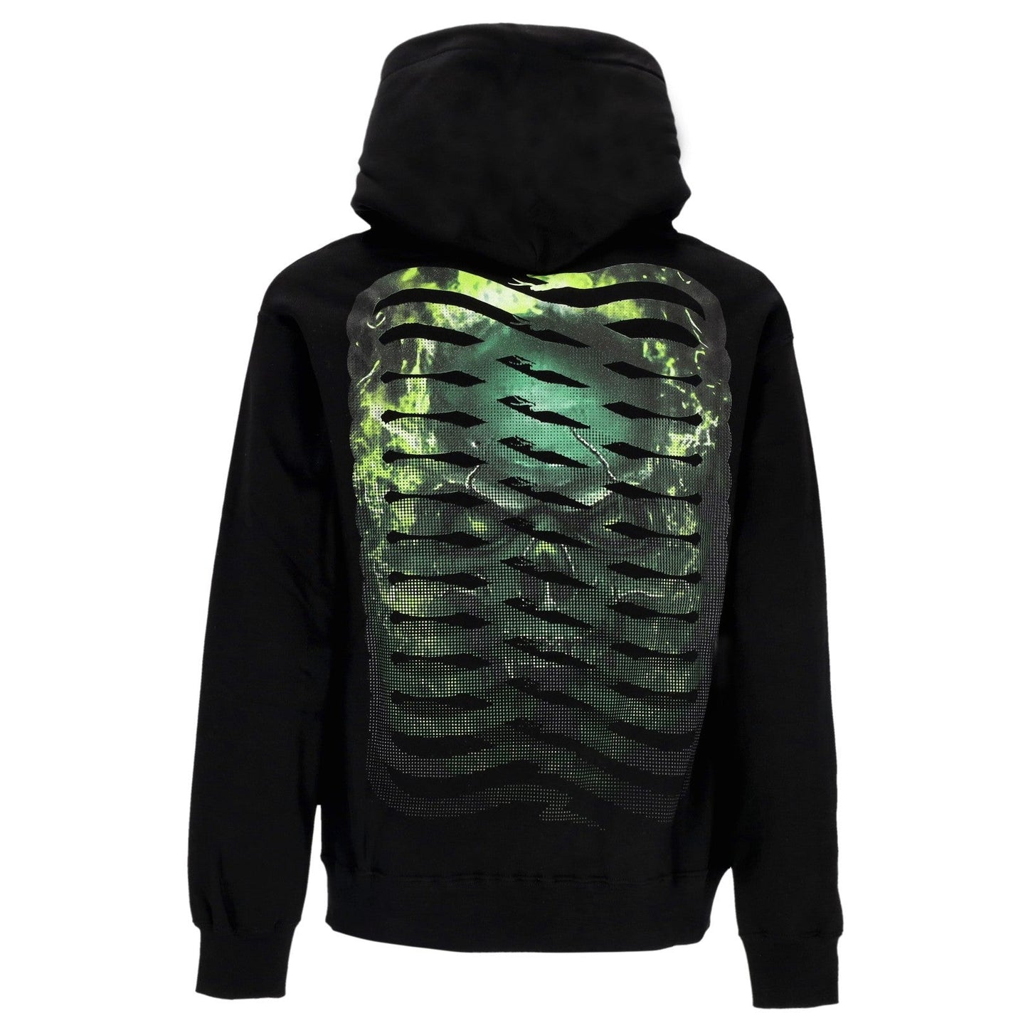 FELPA HOODIE BLACK RIBS OXIDE