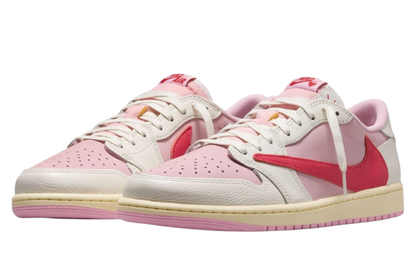 Air Jordan 1 Retro Low OG SP Travis Scott Sail Tropical Pink