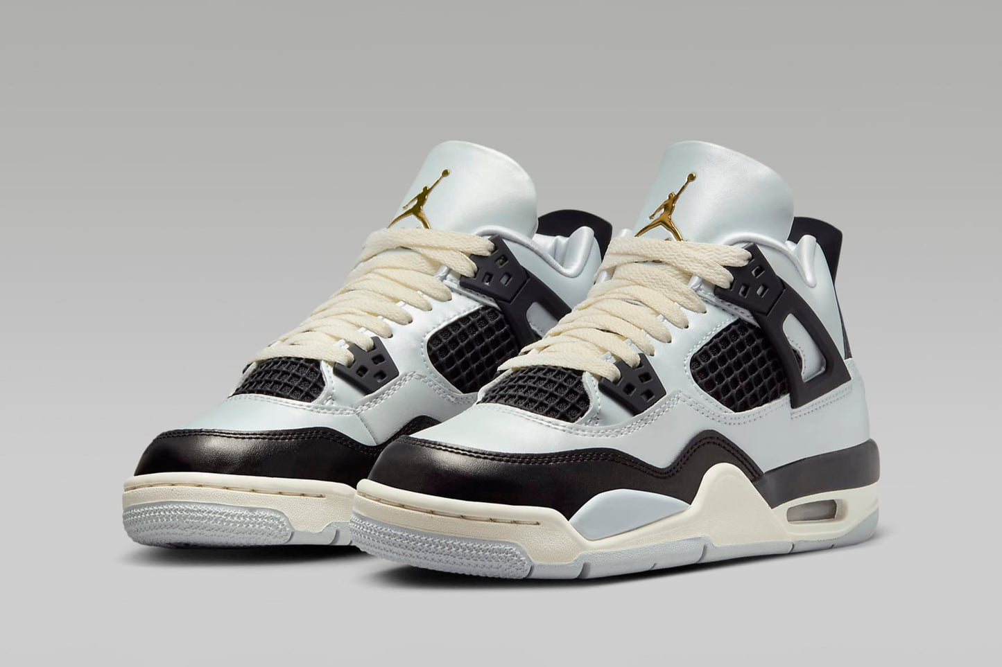 Air Jordan 4 Retro Platinum Gold GS