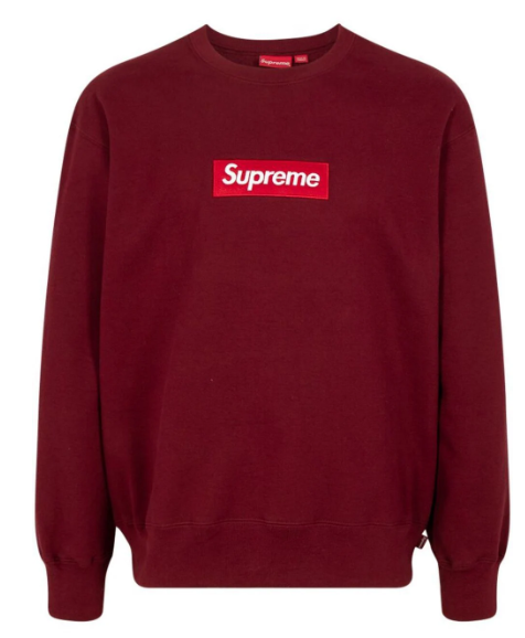 Supreme Box Logo Crewneck Cardinal Red