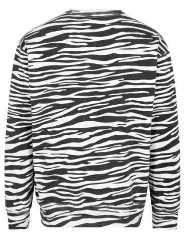 Supreme Box Logo Crewneck Zebra