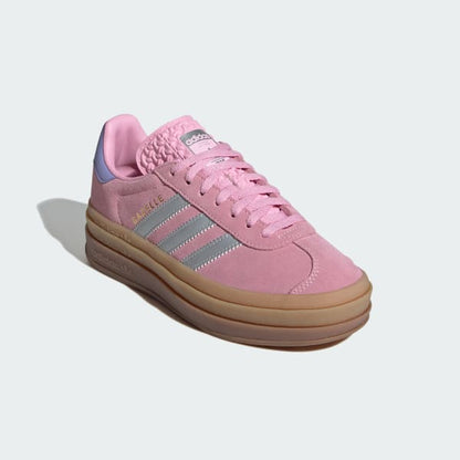 Adidas Gazelle Bold Junior True Pink Silver Metallic Light Purple