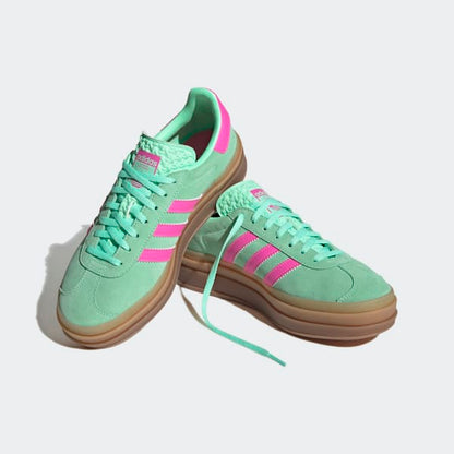 Adidas Gazelle Bold Pulse Mint Screaming Pink Gum M2