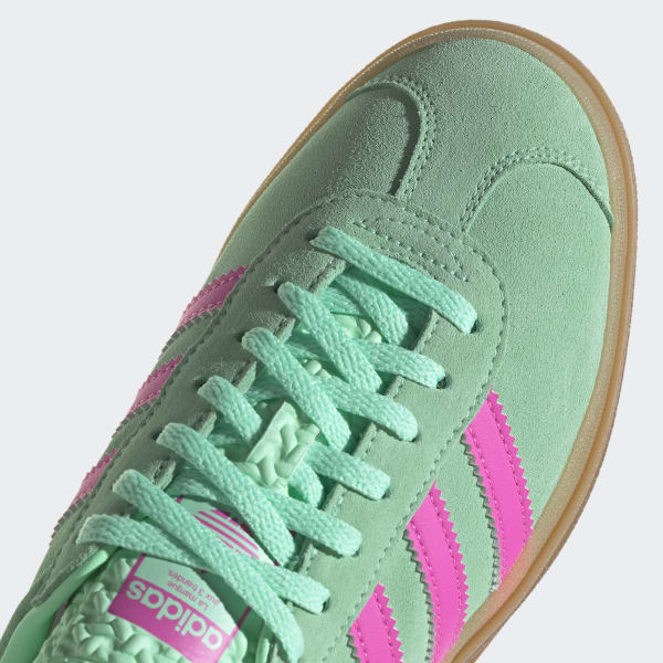 Adidas Gazelle Bold Pulse Mint Screaming Pink Gum M2