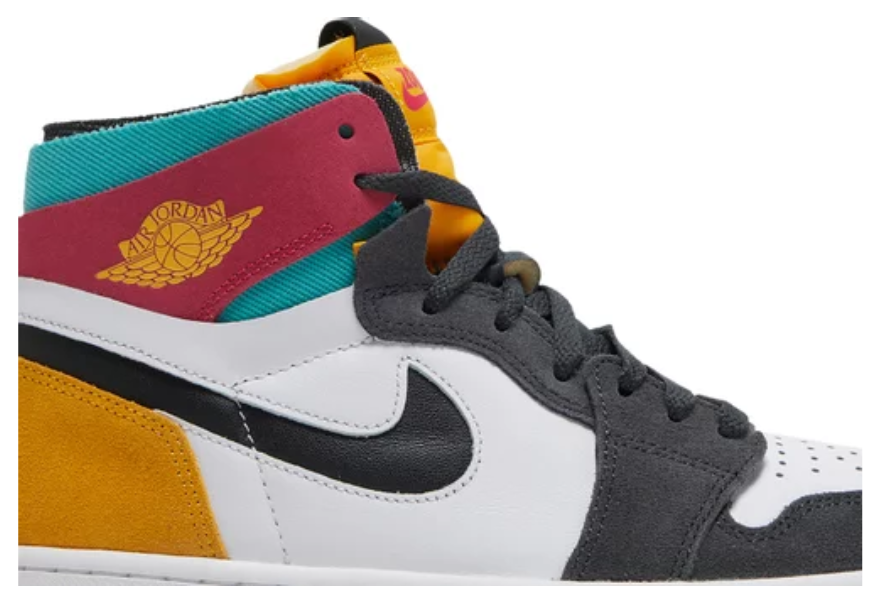 Air Jordan 1 High Zoom Air CMFT Red Aqua Gold