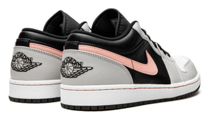 Air Jordan 1 Low Black Grey Pink