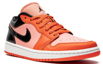 Air Jordan 1 Low Orange Black W