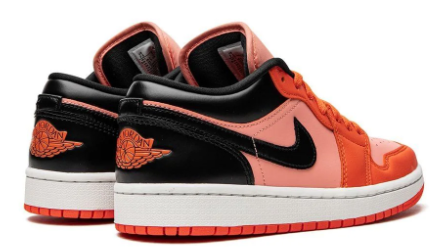 Air Jordan 1 Low Orange Black W