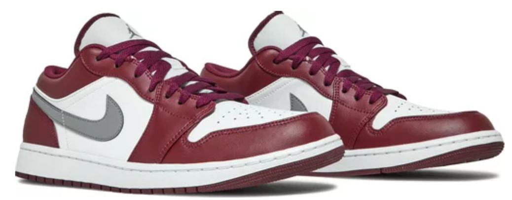 Air Jordan 1 Low White Bordeaux