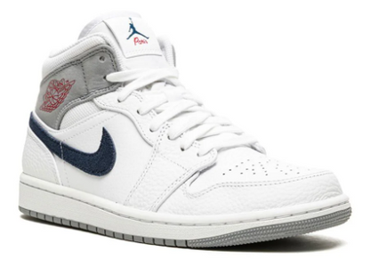 Air Jordan 1 Mid Paris White