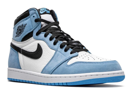 Air Jordan 1 Retro High White University Blue Black