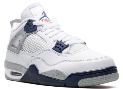 Air Jordan 4 Retro White Midnight Navy