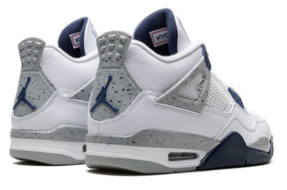 Air Jordan 4 Retro White Midnight Navy