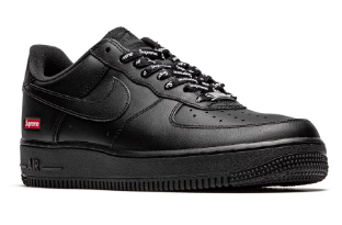 Nike Air Force 1 Low Supreme Box Logo Black