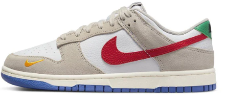 Nike Dunk Low Light Iron Ore Red Blue