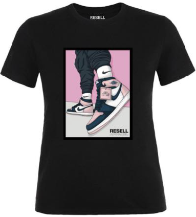 T-SHIRT Resell A. Stampa Jordan 1 Atmo