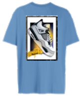 T-SHIRT Resell A. Stampa Jordan 4 Military Black