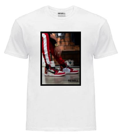 T-SHIRT Resell A. Stampa Jordan 1 Off White