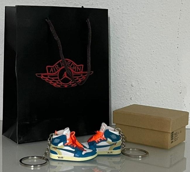 Portachiavi Jordan 1 High Off White UNC