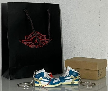 Portachiavi Jordan 1 High Off White UNC