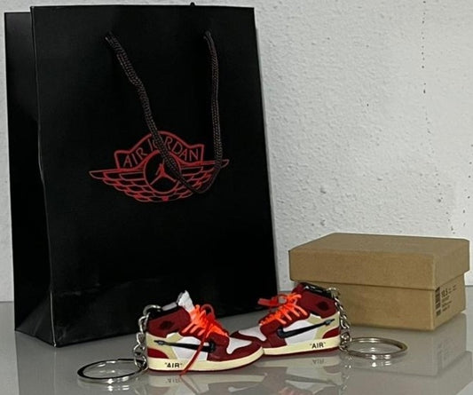 Portachiavi Jordan 1 High Off White Chicago