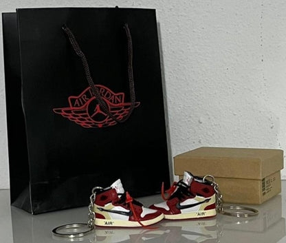 Portachiavi Jordan 1 High Off White Chicago