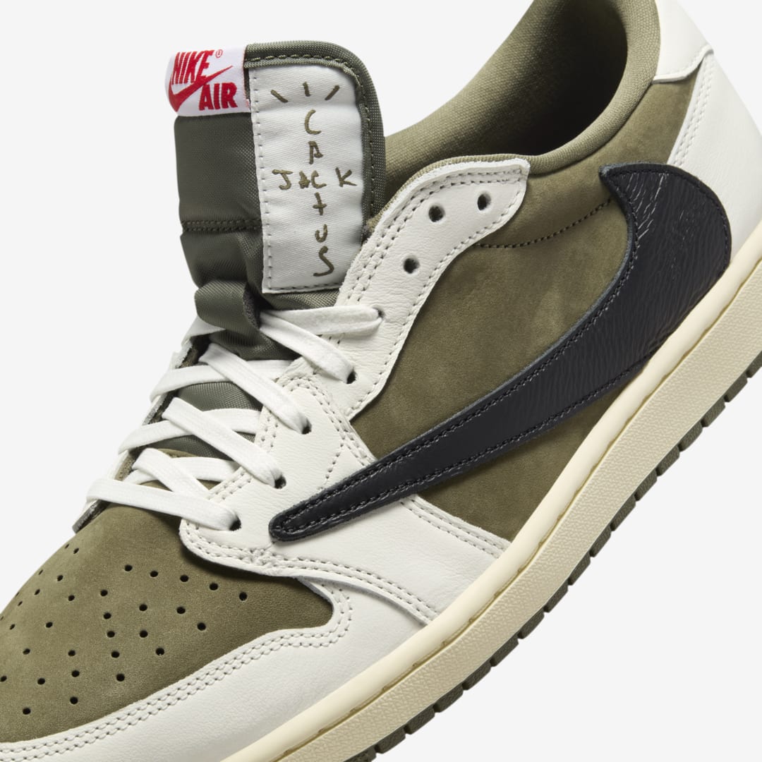 Air Jordan 1 Retro Low OG SP Travis Scott Reverse Olive