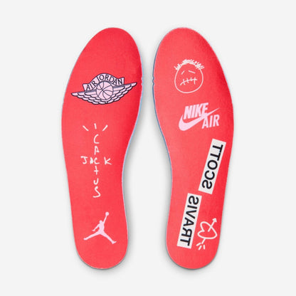 Air Jordan 1 Retro Low OG SP Travis Scott Sail Tropical Pink