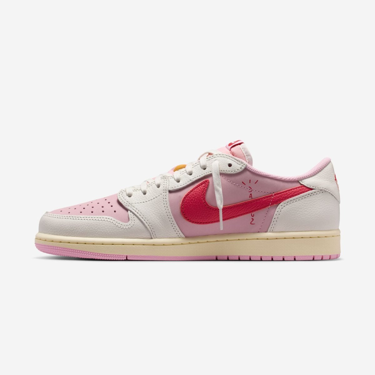 Air Jordan 1 Retro Low OG SP Travis Scott Sail Tropical Pink
