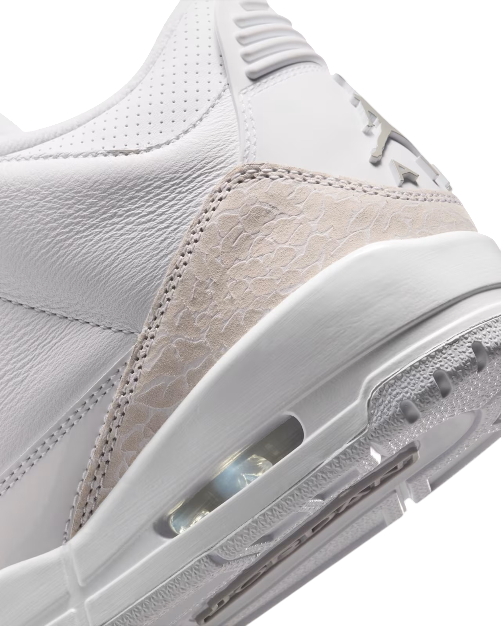 Air Jordan 3 White and Silver "PURE MONEY"