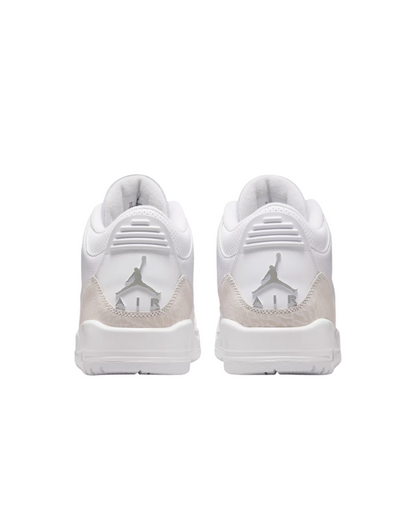Air Jordan 3 White and Silver "PURE MONEY"