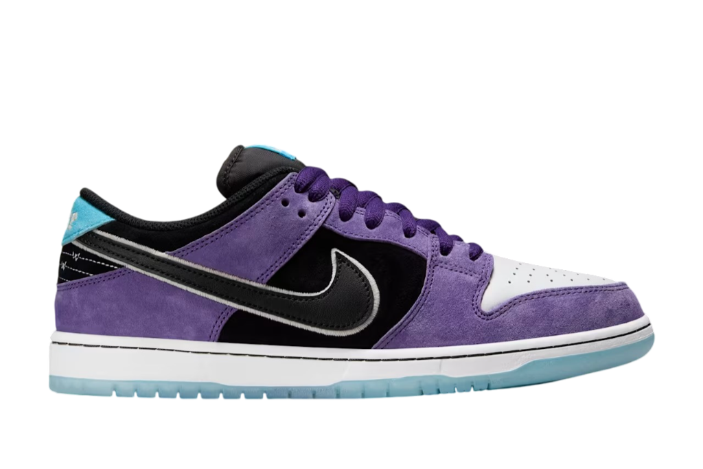 Nike SB Dunk Low Pro x Hayley Wilson Black and Court Purple