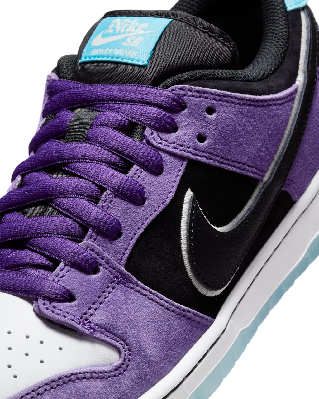 Nike SB Dunk Low Pro x Hayley Wilson Black and Court Purple