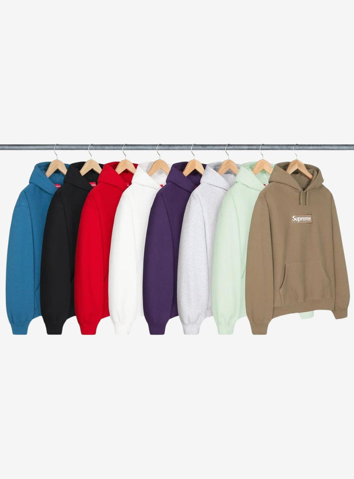 Supreme Box Logo Hoodie Grey