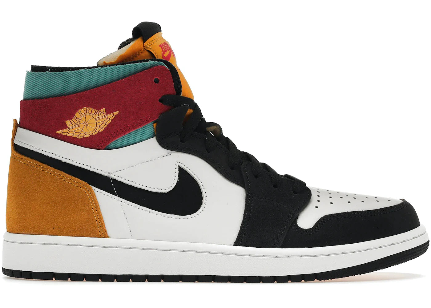 Air Jordan 1 High Zoom Air CMFT Red Aqua Gold