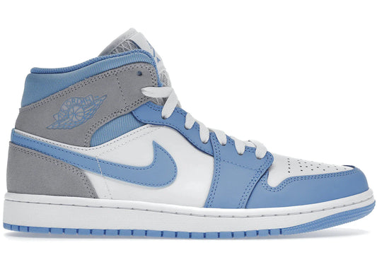 Air Jordan 1 Mid University Blue Grey