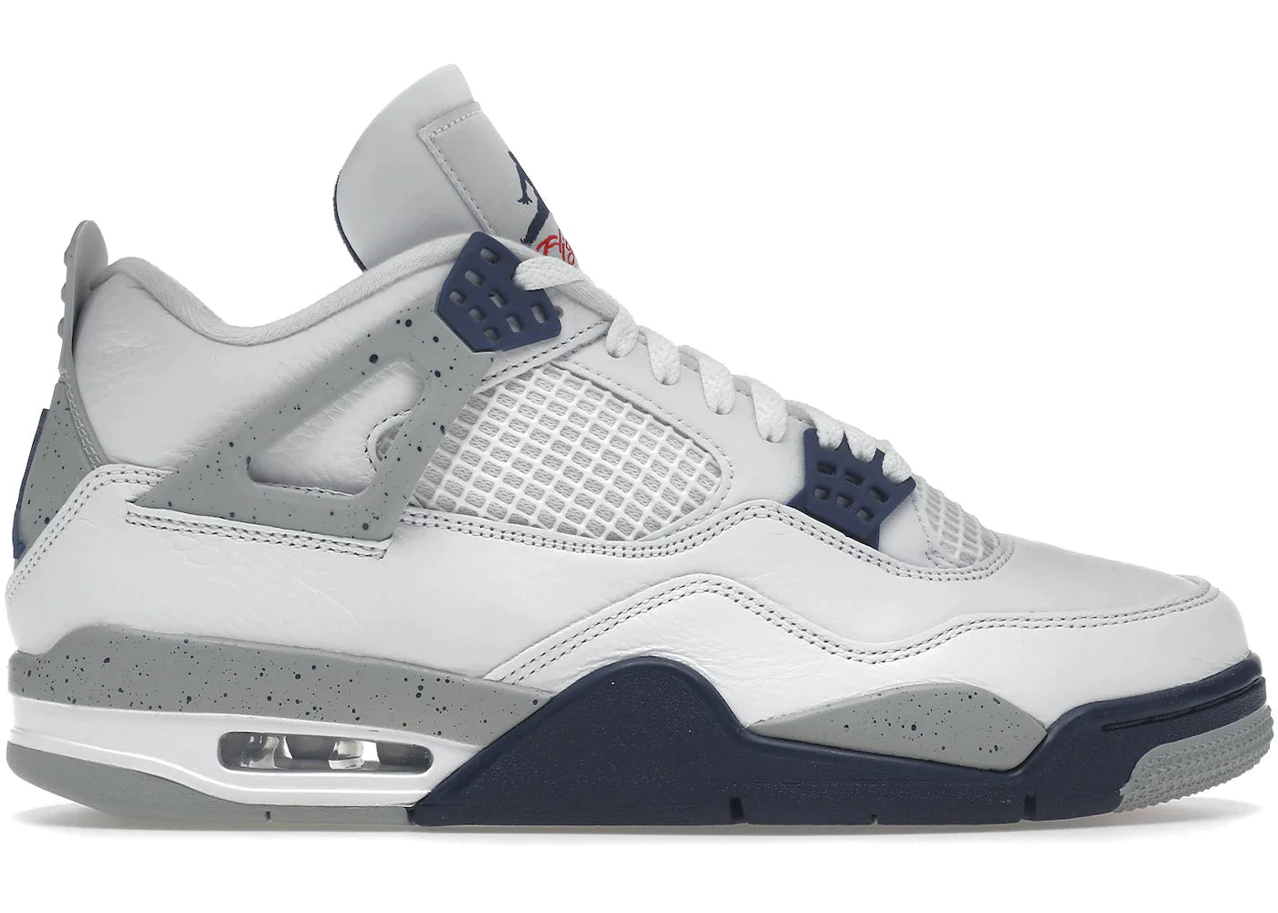 Air Jordan 4 Retro White Midnight Navy